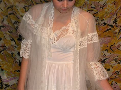 Vintage Peignoir Set 